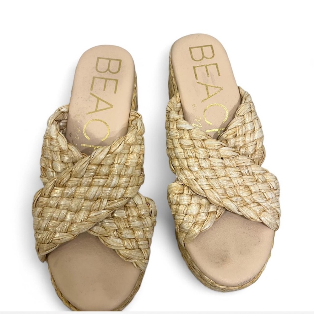 Matisse Beige Woven Sandals